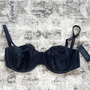 CUUP Black Balconette Bikini Top